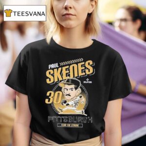 Paul Skenes Fear The Stache Pittsburgh Pirates Mlb Caricature T Shirt