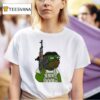 Pepe The Green Frog Terrorist Holding Ak Rifle Meme T Shirt