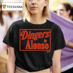 Pete Alonso Baltimore Dingers Sign T Shirt