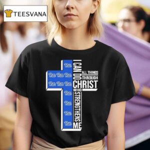 Pitt Panthers I Can Do All Things Through Christ Who Strengthen Me T Shirt