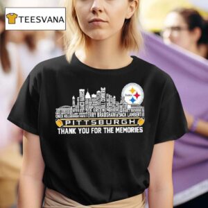 Pittsburgh Slers Logo And A Skyline Graphic Names Players T Shirt