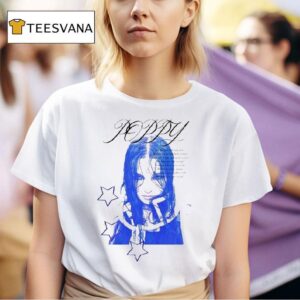 Poppy Blue Pop Face T Shirt