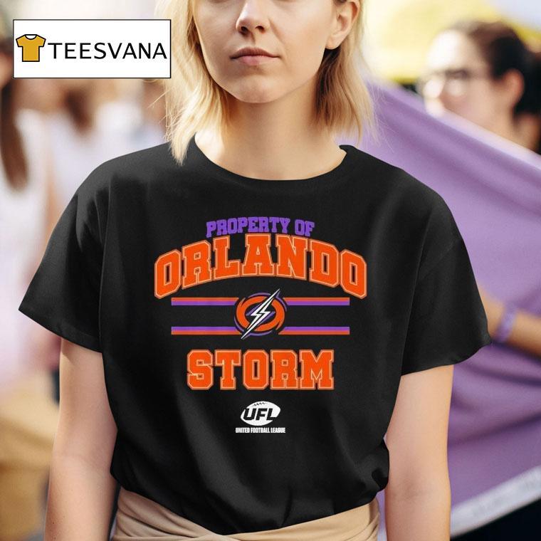 Property Of Orlando Storm Ufl T Shirt