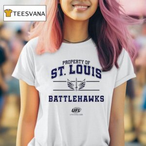 Property Of St Louis Battlehawks Ufl T Shirt