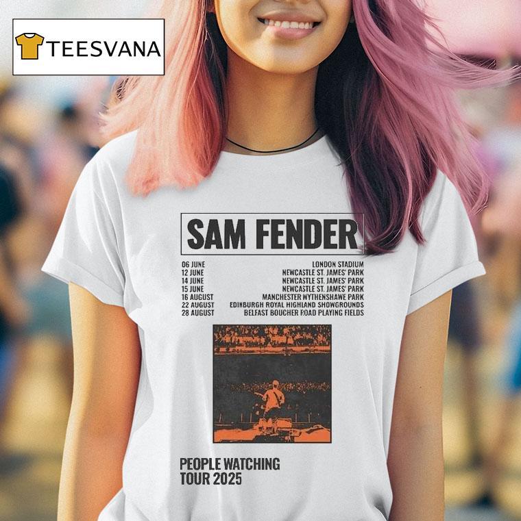 Sam Fender People Watching Tour Stadium T Shirt