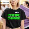 Seattle Seahawks X Inspire Change Logo T Shirt
