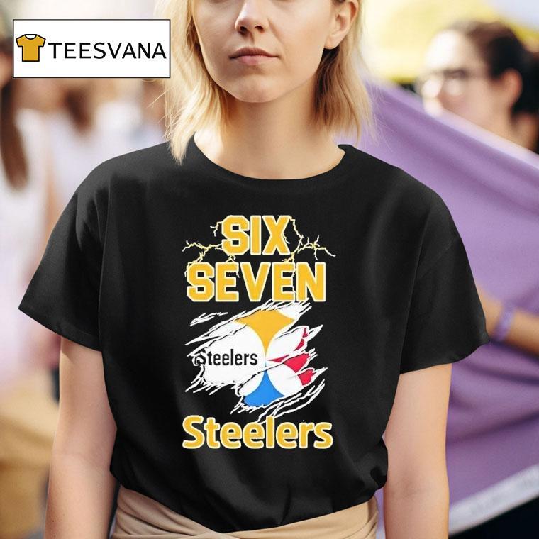 Six Seven Pittsburgh Slers Logo T Shirt
