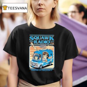 Squawk Radio Fm Friends In Frequency Style Stranger Things T Shirt