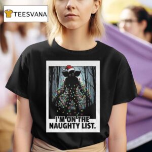Stranger Christmas Demogorgon On The Naughty Lis T Shirt