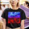 Stranger Things Welcome To The Upside Down Riding Bicycle In Nigh T Shirt