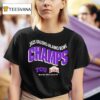Tcu Horned Frogs Valero Alamo Bowl Champions On December In San Antonio Tx T Shirt