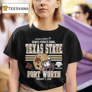 Texas State Bobcats Armed Forces Bowl Bound T Shirt