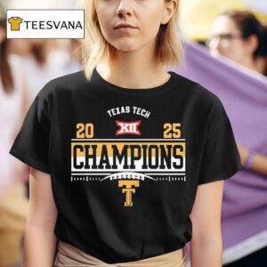 Texas Tech Big Champions Xii Logo T Shirt