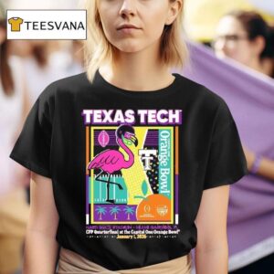 Texas Tech Red Raiders College Football Playoff Orange Bowl Mingo Party Flamingo T Shirt