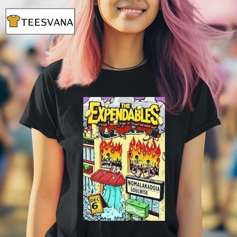 The Expendables At The Catalyst On Dec T Shirt