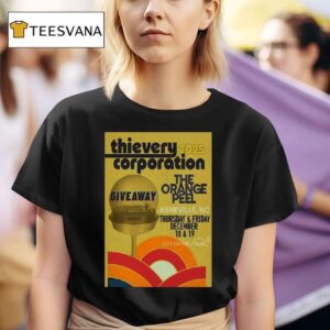 Thievery Corporation December The Orange Peel In Asheville Nc T Shirt