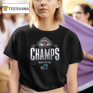 Tulane Green Wave American Football Champions Logo T Shirt