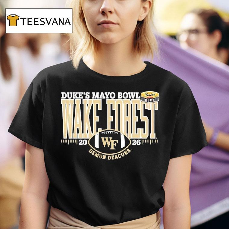 Wake Forest Demon Deacons Football Duke S Mayo Bowl T Shirt