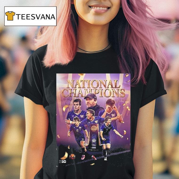 Washington Huskies Are National Champions Men S College Cup Ncaa T Shirt