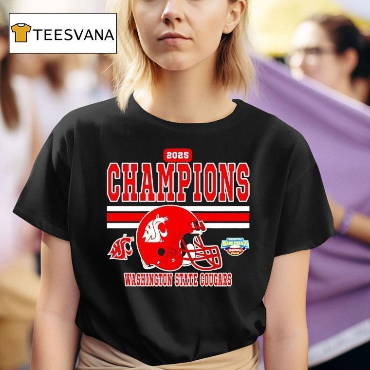 Washington State Cougars Potato Bowl Champions Helme T Shirt
