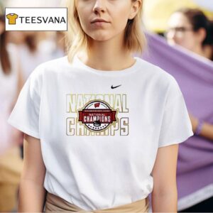 Wisconsin Badgers National Champions It S A Grt Day For Hockey X National Champs Logo T Shirt