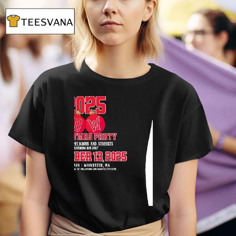 Worcester Red Sox Christmas Party T Shirt