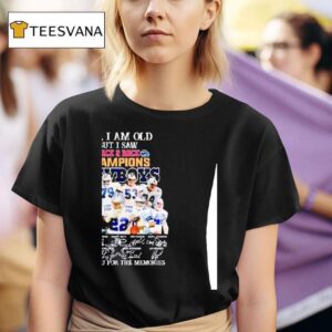 Yes I Am Old But I Saw Back To Back Champions Dallas Cowboys Players Signatures Thank You For The Memories T Shirt