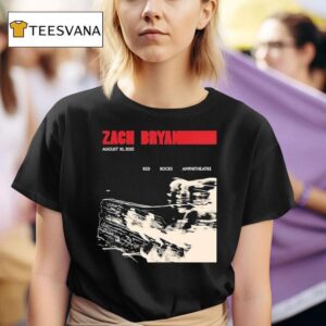 Zach Bryan Show At Red Rocks Park And Amphitheatre On August T Shirt