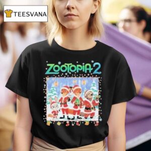 Zootopia Nick Wilde And Flash Holiday Christmas T Shirt