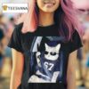 Cat Wearing Sunglasses Gen Alpha Funny Six Seven Meme T Shirt