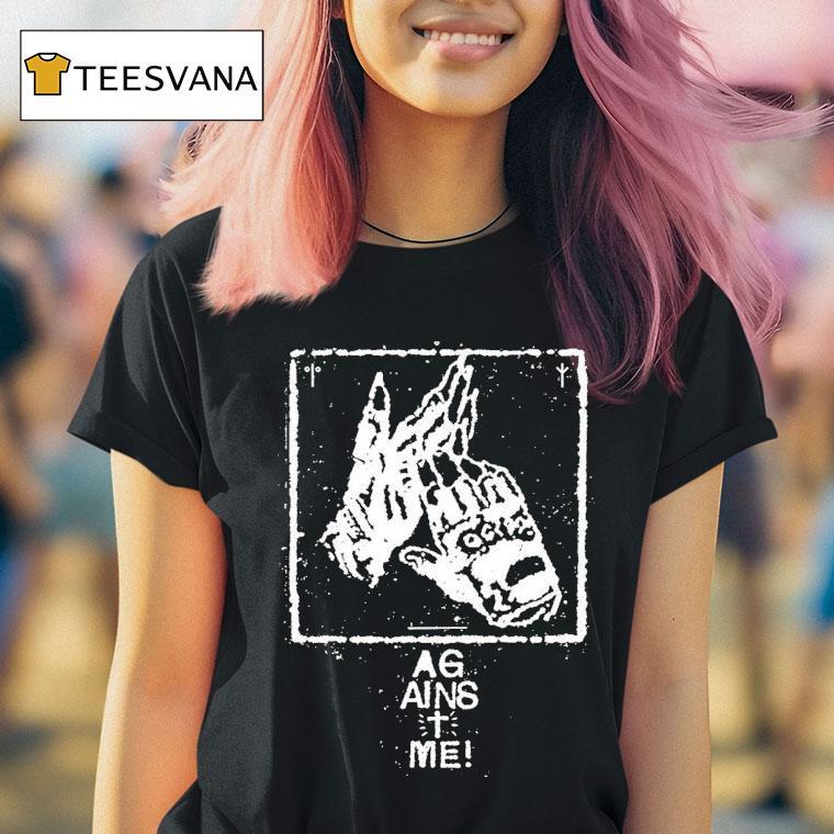 Against Me Gloves Hands T Shirt Against Me Gloves Hands T Shirt