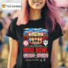 Alabama Crimson Tide Vs Indiana Hoosiers Cfp Rose Bowl The Granddaddy Of Them All Pasadena Ca T Shirt