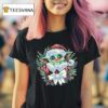 Baby Yoda In The Galaxy Merry Christmas T Shirt