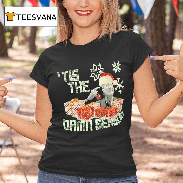 Bill Wennington Tis The Damn Season Christmas Graphic T Shirt Bill Wennington Tis The Damn Season Christmas Graphic T Shirt