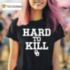 Brian Bosworth Hard To Kill Oklahoma Sooners T Shirt