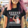 Brodolf The Red Nose Gainzdeer Deadlift Christmas T Shirt