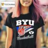 Byu Basketball Retro Swish T Shirt