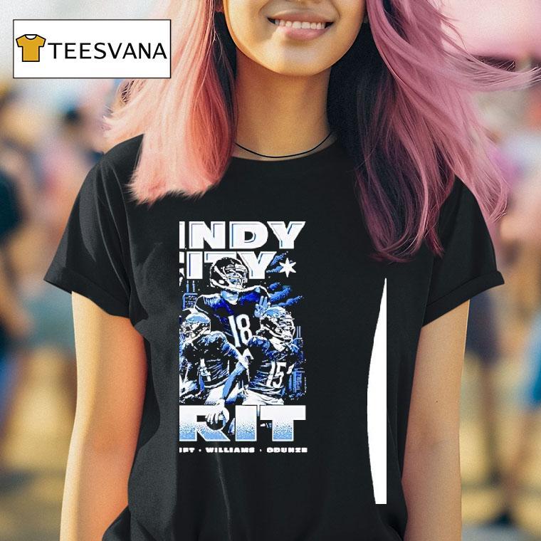 Caleb Williams Chicago Bears Windy City Grit Graphic T Shirt Caleb Williams Chicago Bears Windy City Grit Graphic T Shirt