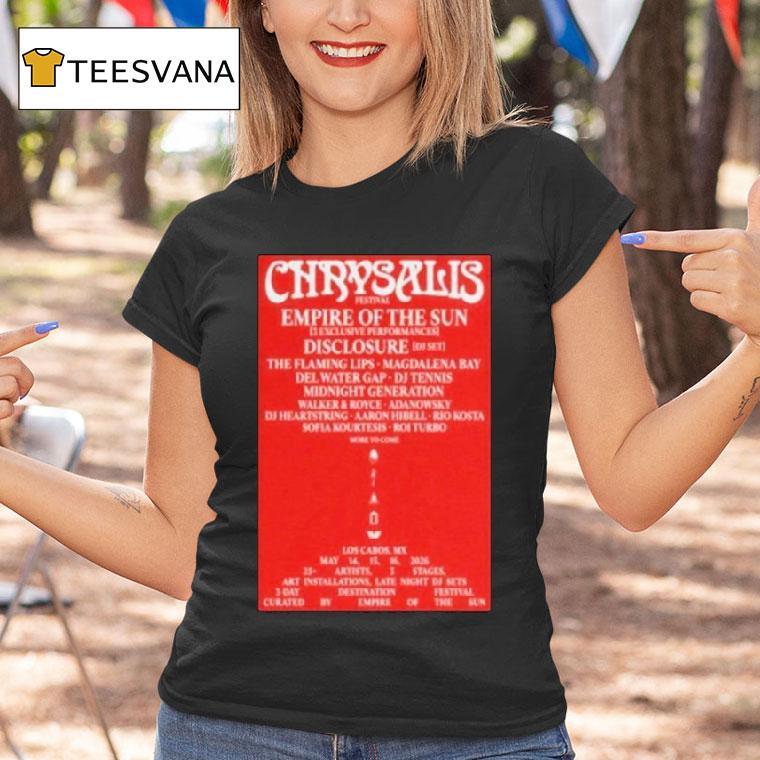 Chrysalis Festival May Los Cabos Mexico T Shirt Chrysalis Festival May Los Cabos Mexico T Shirt