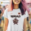 Cincinnati Bengals X Taz Looney Tunes Harley Davidson T Shirt