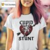 Cupid Stunt Heart Arrow Skateboard T Shirt