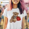 D Aydrian Harding Teddy Bear You Idiot Hearts T Shirt