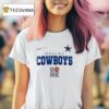Dallas Cowboys X John Cena Never Give Up Who Dey T Shirt