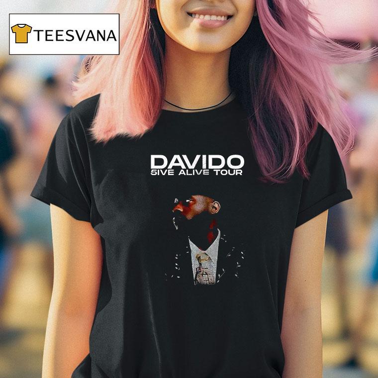 Davido Ive Alive Tour Europe Tour Schedule Portrai T Shirt Davido Ive Alive Tour Europe Tour Schedule Portrai T Shirt