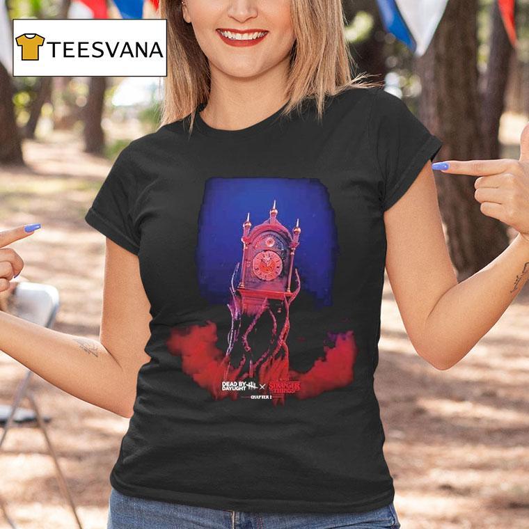 Dead By Daylight X Stranger Things Clock Tower T Shirt Dead By Daylight X Stranger Things Clock Tower T Shirt