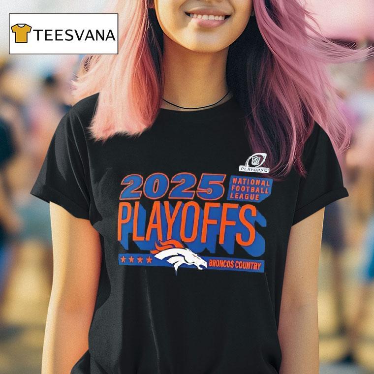 Denver Broncos Charcoal Nfl Playoffs Ready T Shirt Denver Broncos Charcoal Nfl Playoffs Ready T Shirt