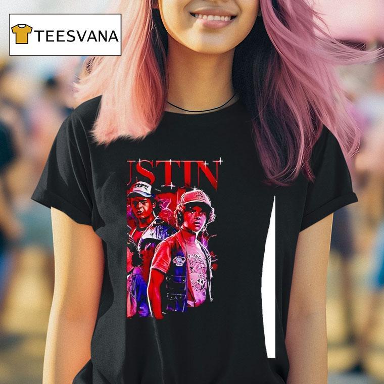 Dustin St Stranger Christmas Grahic T Shirt Dustin St Stranger Christmas Grahic T Shirt