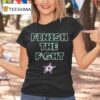 Finish The Fight Dallas Stars T Shirt
