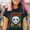 Four Year Strong Xmas Knit Skull Ugly Christmas T Shirt