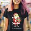 Frog Santa Tis The Season Y All Christmas Gif T Shirt